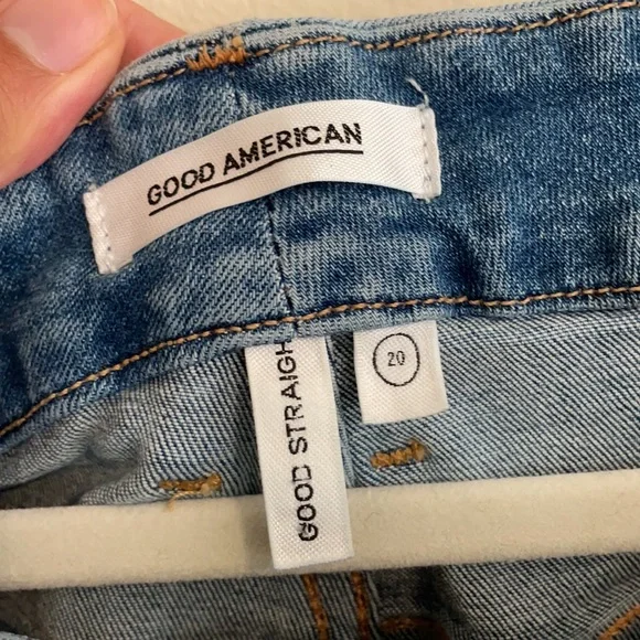 Good American Straight Leg Jeans Size 20 - Picture 7 of 8